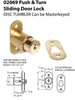 CCL 02069 7/8 US4 KA CAT30 Plunger Lock (02703), Keyed Alike CAT30