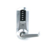 Kaba Simplex 5021XSWL-26D-41 Pushbutton Lever Lock, Satin Chrome Finish