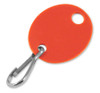 Lucky Line  258070Red  Oval Tag with snap clip