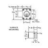 CCL Security 0737 1-3/8 US4  Cabinet Lock Pin Tumbler US4 KD