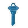 JMA SLG-4.AA Aluminum Key Blank Light Blue Color Image