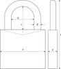 ABUS 37/55 Measuring Guide Line Drawing