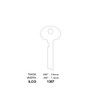 Ilco 1387 Key Blank Line Drawing Profile Image