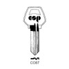 ESP CO87 Key Blank Line Drawing Profile Image