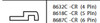 CCL 8632C-R Key Blank Profile Image Information