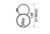 GMS LFIC-SF-26D LFIC Core, Schlage F Keyway, Zero-Bitted