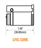 GMS LFIC-SF-26D LFIC Core, Schlage F Keyway, Zero-Bitted