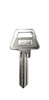 JMA RU-9D Key Blank for Ruko/ASSA Side 1