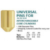 Lab A3-6B V1 Bottom Pins, SFIC A3 #5 Rekey Pin