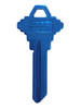 JMA SLG-4.AM Aluminum Key Blank, Dark Blue Color