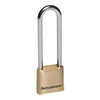 CCL Sesamee K440 4-Dial Brass Padlock, front view