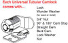 LSDA UTCL Tubular Cam lock Specifications