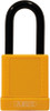 Abus 74/40 YLW KD Insulated Yellow Padlock, Keyed Different 1 Key