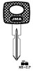 JMA ME-2.P Key Blank Line Drawing Profile Image