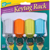 Key Tag Rack, W/4 Asst Tags