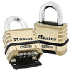 Master Lock 1175 Combination Padlock front and bottom view