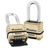 Master Lock 1175LH Padlock, Brass Body Combination
