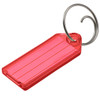 Lucky Line 12300-70 Red Key Tag with Tang Ring 100/box