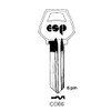ESP CO66 Key Blank, Corbin 60-6 A1001EH/CO88