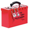 Master Lock 498A Portable Red Group Lock Box - Latch Tight