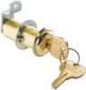 Compx National C8060-KD-3 Cam Lock, 1-3/4 Keyed Different Brass Finish