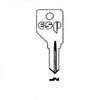 ESP NP8 Key Blank Line Drawing Profile