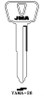 JMA YAMA-26 Key Blank Line Drawing Profile Image
