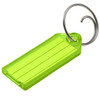 Lucky Line 12300-40 Green Key Tag with Tang Ring  100/box