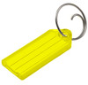 Lucky Line 12300-80 Yellow Key Tag with Tang Ring  100/box