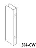 Don-Jo 504-S-CW Wrap Around Plate Line Drawing