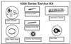 Simplex 203035-000-01 Service Kit for 1000 Knob Styles