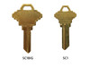 Ilco SC1BIG Key Blank Image comparison with standard an BIG Image