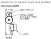 CRL Jackson 30-846 628 Backplate Assembly Line Drawing