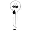 ESP Y2 Key Blank Line Drawing Profile Image