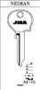 JMA NE-13 Key Blank Line Drawing Profile