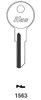 Ilco 1563 Key Blank Line Drawing Profile Image