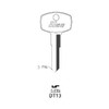 Ilco DT13 Key Blank Line Drawing Profile Image