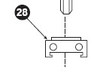 Dor-o-matic PB134 4270107178 Hex Rod Bottom Bolt Guide, 1990 Series