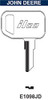 Ilco E1098JD Key Blank Line Drawing Profile Image Ilco E1098JD Key Blank Line Drawing Profile Image