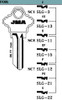 JMA SLG-11E Key Blank Line Drawing Group Profile Images