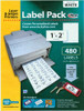 Labels for Label-It #180 Tags 12 Sheets 8-1/2x11 (40/sht)