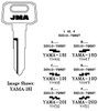 JMA YAMA-19I key blank line drawing group image