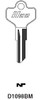 Ilco D1098BM Key Blank Line Drawing Profile Image Ilco D1098BM Key Blank Line Drawing Profile Image