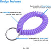 Lucky Line 41065 purple wrist coil 10-Pack