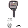 JMA RO-11D Key Blank for Ronis V61S/580