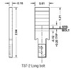 Extended T-Bolt for T37 Locks