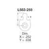 Schlage 20-059 626 LFIC Mortise IC Housing Satin Chrome