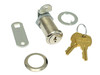 Compx National C8055-KDMK-14A Cam Lock, 1-7/16 Keyed Different/Master Keyed Nickel Finish