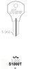 Ilco S1000T Key Blank Line Drawing Profile Image Ilco S1000T Key Blank Line Drawing Profile Image