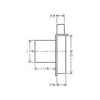 Olympus 725RD-DW-VH-IC side view dimensions